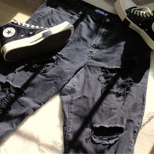 Size 14 distressed skater jeans